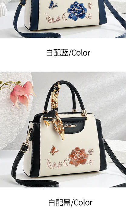 Fashion Luxury Handbags Women's Shoulder Bags Temperament Mom Elegant Retro Crossbody Bags High Capacity Tote Bag Wedding Bags