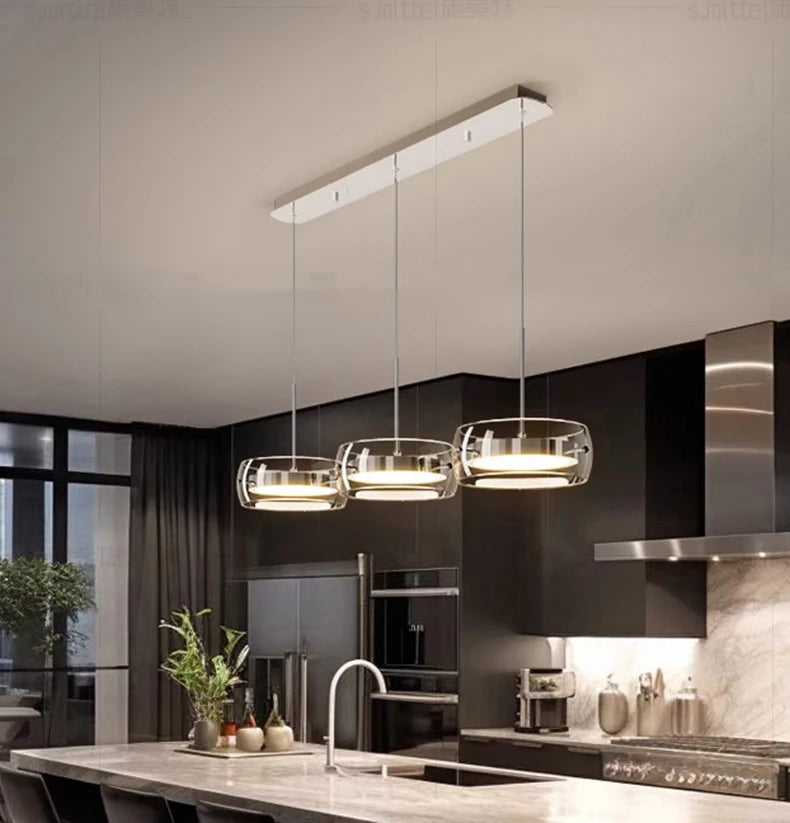 Modern home decor led lights pendant light lamps forstaircase Chandeliers for living room hanging light indoor lighting
