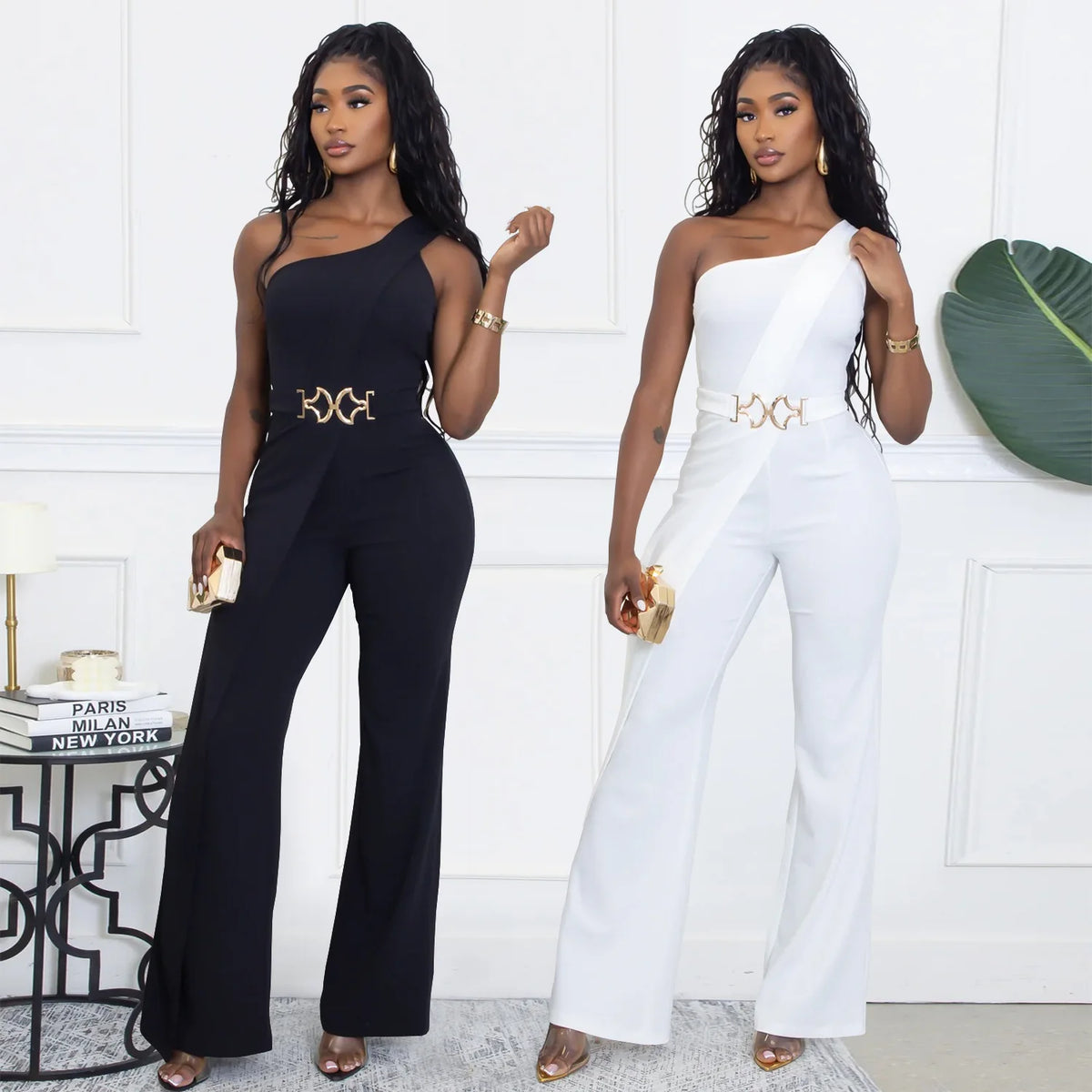 Jumpsuits Women One Piece Sleeveless Overalls Long Pants Tight Waist Rompers Y2k Streetwear Skew Collar Jumpsuit Work 2026