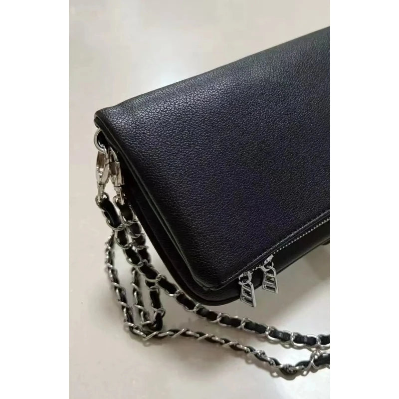 New Fashion Women Envelope Bag PU Leather Retro Crossbody Bag Luxury Design Ladies Shoulder Bag