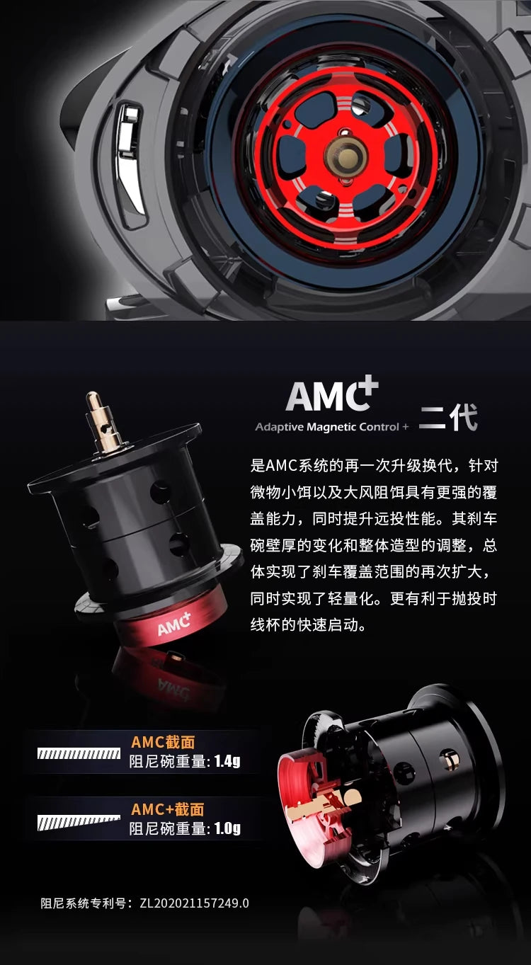 Haibo 26 NEW ARISE AIR Fishing Reel 142g 7.2:1 8.3:1 Carbon Fiber Frame & Side Cover 11B+1RB Micro Baitcasting