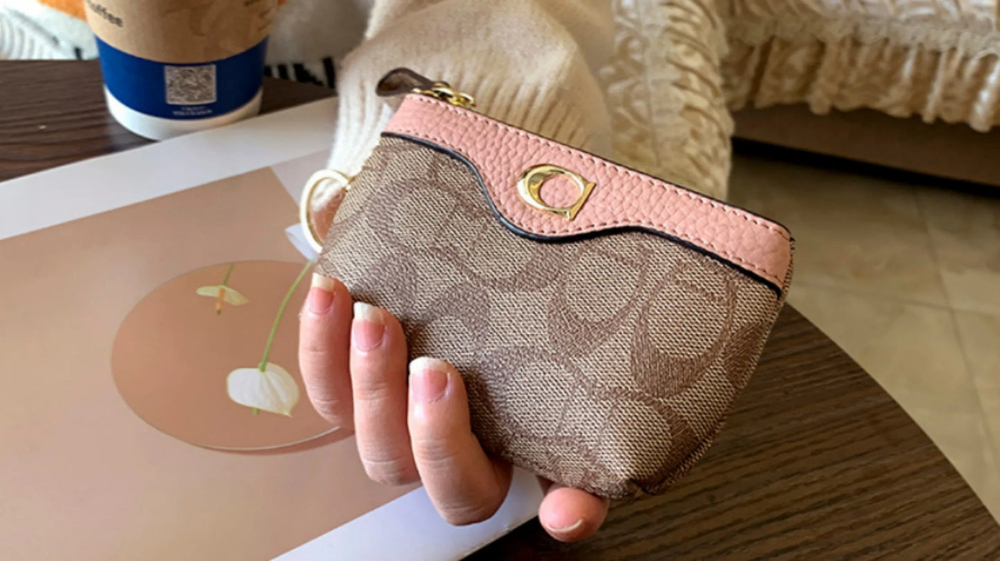 2026 New Classic Old Flower Small Wallet, Women's Mini Wallet, Coin Small Bag, Change Bag, Leather Wallet, Storage Bag, Card Bag