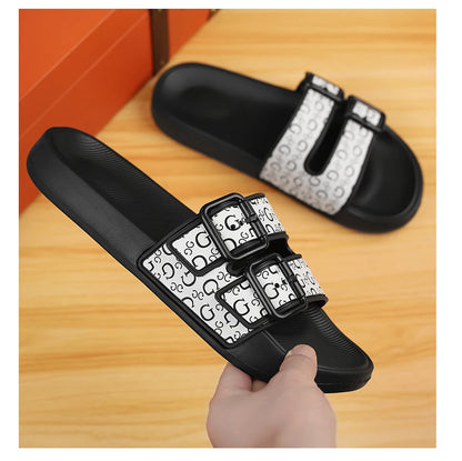 Men's Genuine Leather Sandals Comfortable Man Sandal House Slippers Man Summer Shoes Sale Genuine Mens Slipper Flip Flop Slides