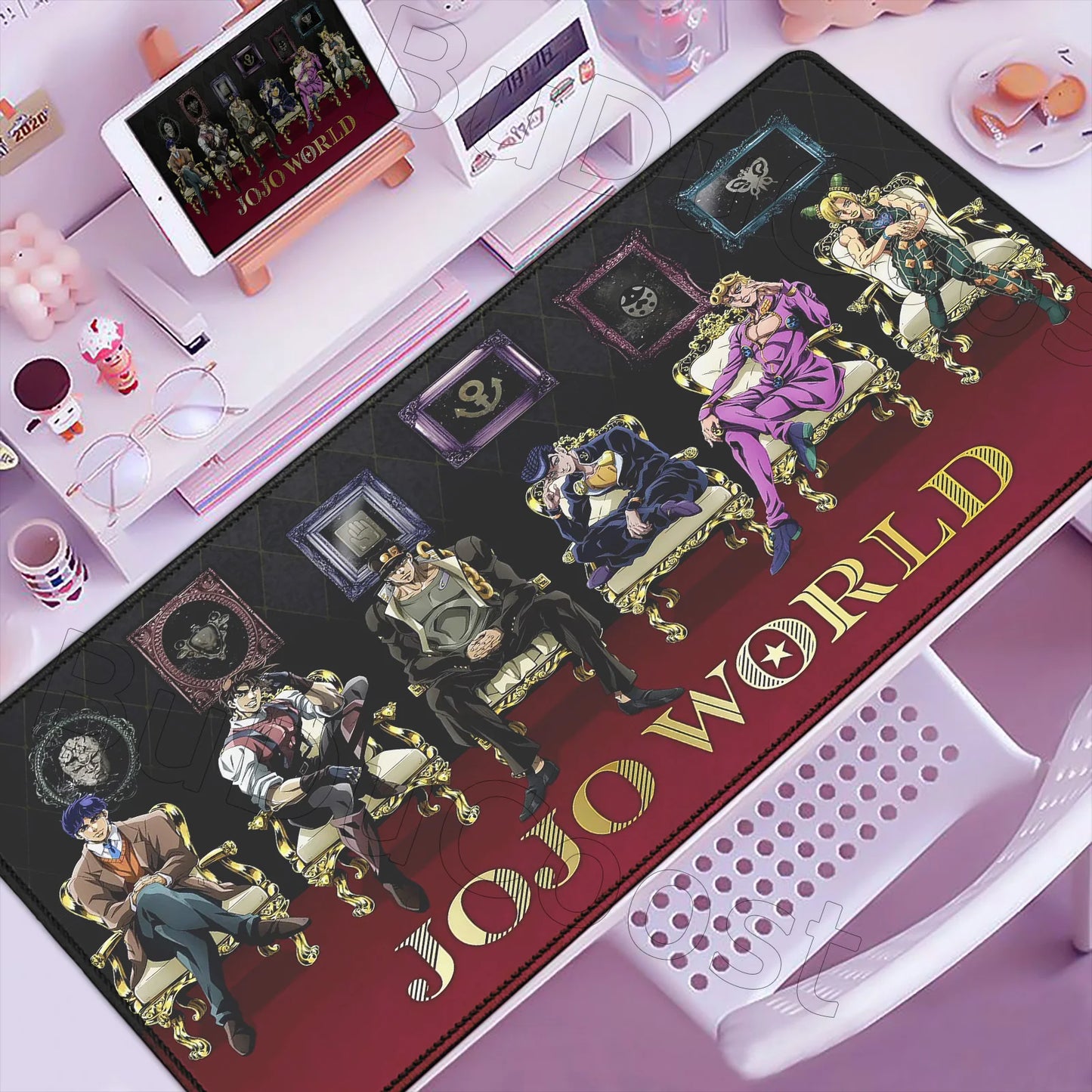 HD J-Jojo B-Bizarre A-Adventure Mouse Pad Gaming 900×400mm Mousepad Xxl Mouse Mat Offices Accessories Keyboard Pad Computer Desk