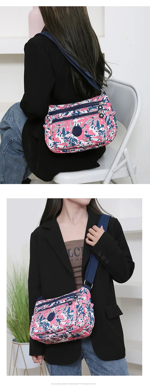 Multifunctional bag Large Capacity Waterproof Shoulder Bags Women Crossbody Bag for Girls Outdoor Travel Bags