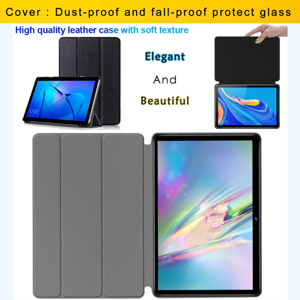 BDF S10 New 10.1 Inch Android Tablet Pc Google Play Dual Cameras Octa Core Dual SIM Phone Call Tablets BT Wi-Fi 4GB RAM 64GB ROM