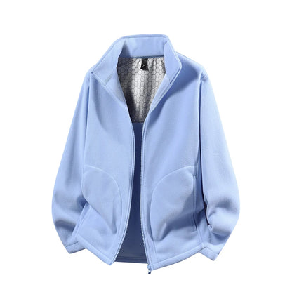 CHRLCK Men Women Hiking 3IN1 Jackets Waterproof Fleece Windproof Windbreaker Camping Climbing Trekking Outdoor Jacket Autumn