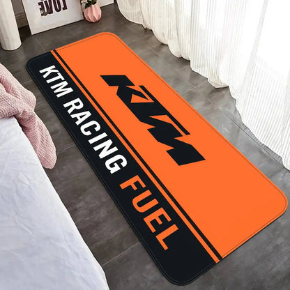 K-KTM Logo Hallway Carpet Washable Non-Slip Living Room Sofa Chairs Area Mat Kitchen Doormat Area Rug