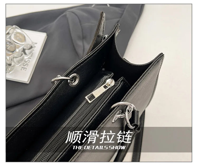 Sweet Y2k Lolita Butterfly Chain Shoulder Bags Trendy Gothic Harajuku Ita Bag Japanese Chic Women Transparent Handbags Crossbody