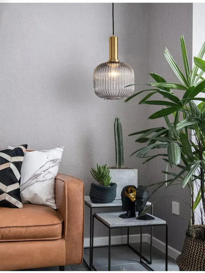 Modern LED Nordic Glass Pendant Lights Fixtures Bedroom Dinning Living Room Light Hanging Lamp Hanglamp Luminaire
