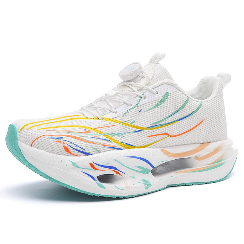 Unisex Sports Shoes Trendy Mesh Breathable Outdoor Running Shoes 2026 New Soft Soled Rebound Professional Training Shoes for Men