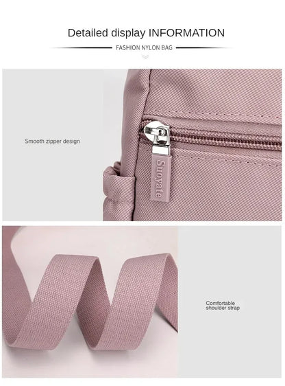Fashion Shoulder Crossbody Bag for Women Messenger Bags Waterproof Nylon Ladies Handbag Tote Bags for Women Sac A Main Femme