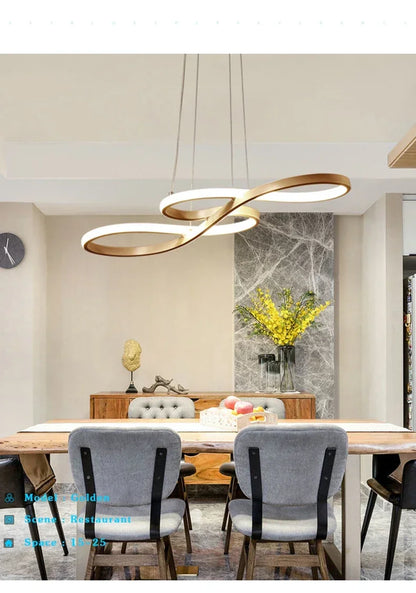 Room Decor LED Hanging Lights Modern Kitchen Island Pendant Lights Bar Table Dining Kitchen Led Remote Dimming Cord Pendant Lamp