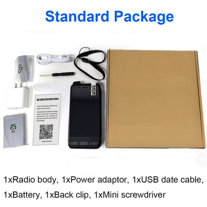 New Anysecu W400 Android 15 4G Network Radio Unlock WIFI NFC Poc Walkie Talkie UNIWA F400 Work With Real-ptt Zello Pocstar