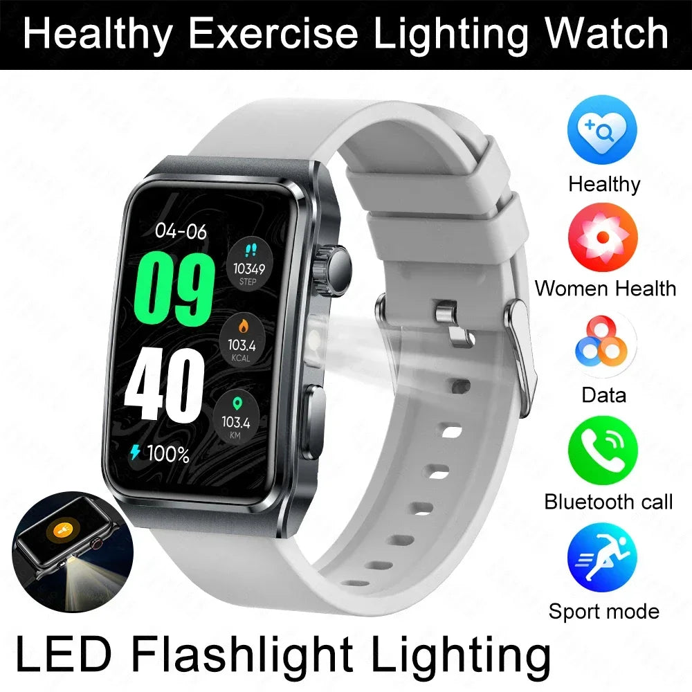 2025 New Nursing Grade ECG+PPG Pulse therapy Smartwatch Men Blood lipid Uric acid Bluetooth call Health Bracelet For Android iOS