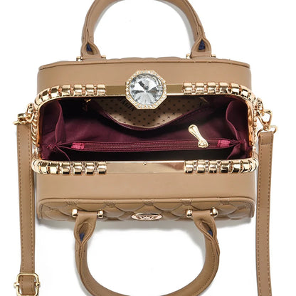 Luxury Brand Designer Ladies Handbag Casual Shoulder Bag Fashion Embossed Craftsmanship Women Commuting Crossbody Bag women