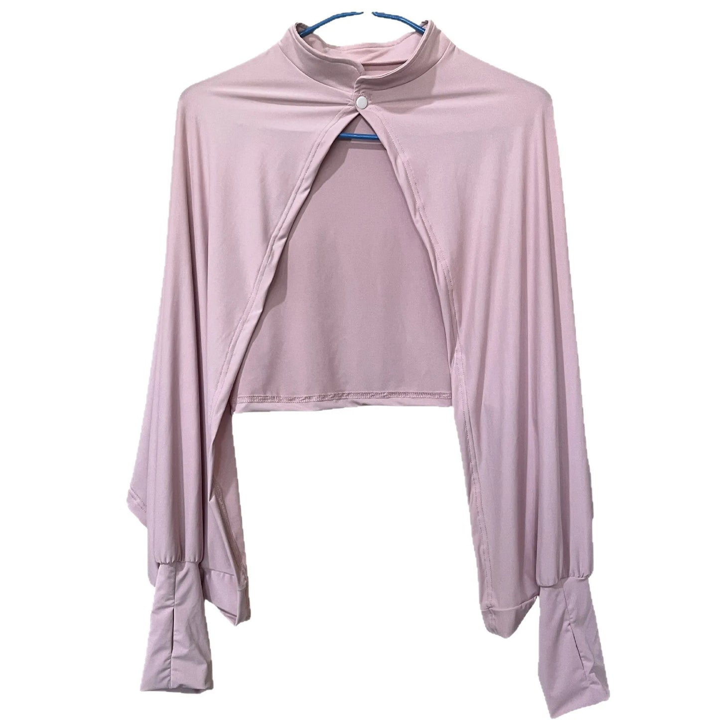 Shawl Wrap Women Driving Sun Protection Cape Upf50 + Cooling Cycling Outdoor UV Cover up Breathable Long Sleeve Stand Collar