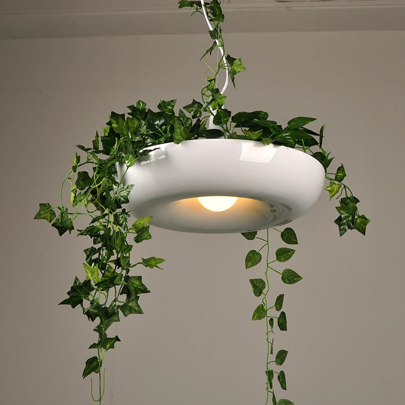 Nordic Plant Pendant Lights DIY garden Led Lamp Flower Pot Hanging Lamp Dining Room Restaurant Lighting Fixtures Home Decor