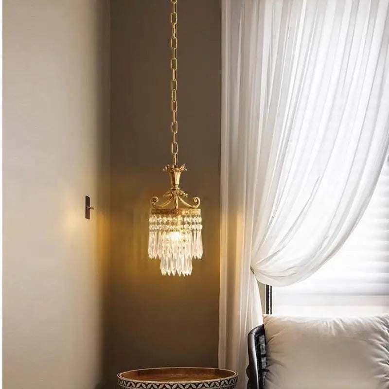 Deco Home Led chandelier crystal lamp for living room parlor Italy hanging crystal sconce Hotel fixtures Lustre Cristal lighting