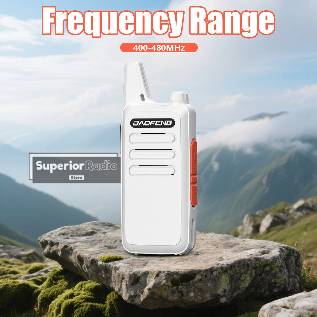 2/4PCS Baofeng BF-T20D Portable Walkie Talkie Type-C Charging 400-480Mhz AI Noise Reduction 16 Channels Mini Two Way Ham Radio