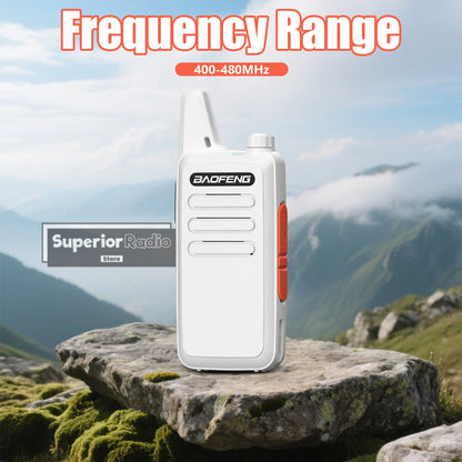 2/4PCS Baofeng BF-T20D Portable Walkie Talkie Type-C Charging 400-480Mhz AI Noise Reduction 16 Channels Mini Two Way Ham Radio