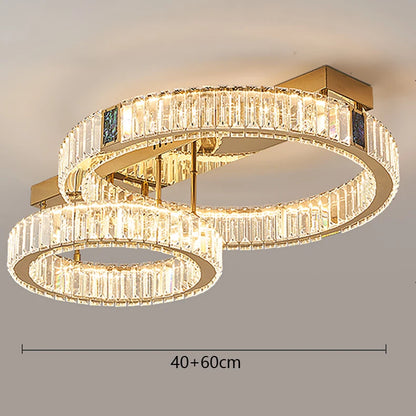 Home Decoration Pendant Lights, Luxury Crystal Living Room Chandelier, Bedroom Pendant Lamp, Ceiling Light, Indoor Lighting