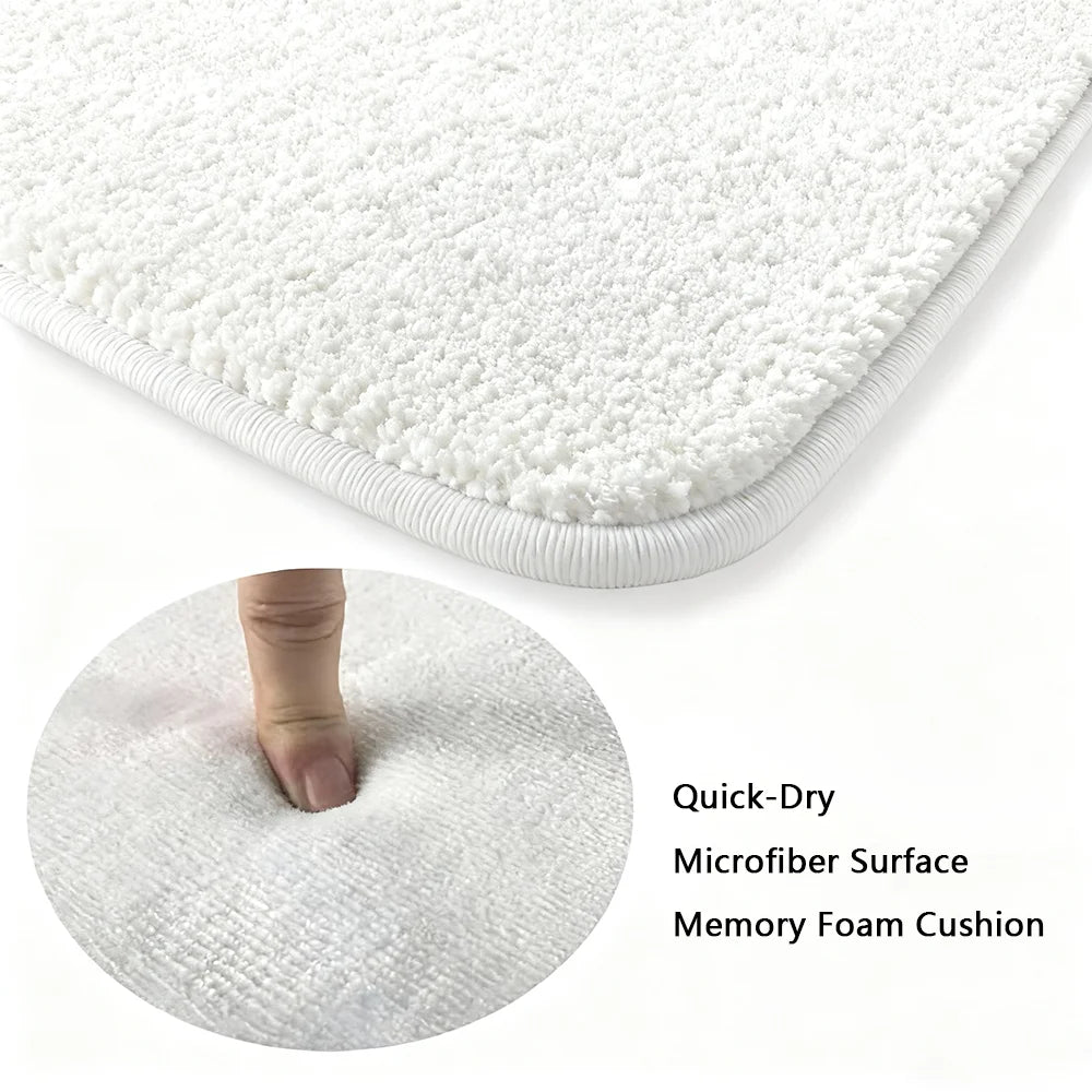 Brand Logo A-Amiri Floor Mat Soft Thickened Non-Slip Washable Door Mat for Living Room Home Decor Flannel Rugs