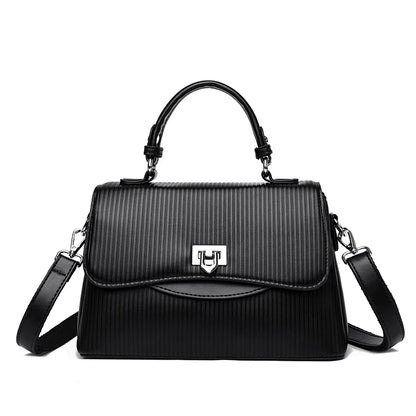 Luxury Large Capacity Multilayer Shoulder Messenger Bag High Quality Leather Handbag Women Designer Crossbody Sac Female Tote