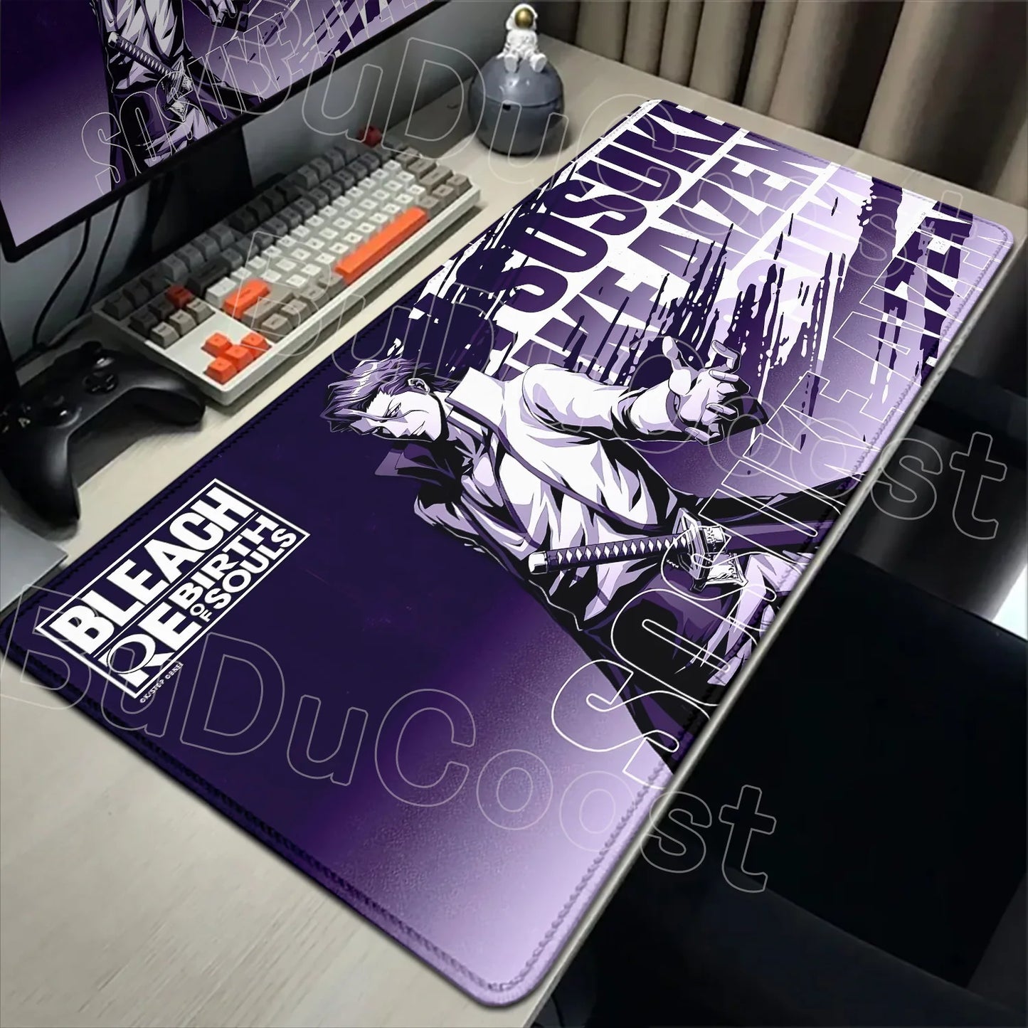 2026 New Anime HD Wallpaper Bleach Mouse Pad Laptop Gaming Keyboard Mat XXL Large 900x400mm Desk Mat Cool E-sports Mats Mousepad