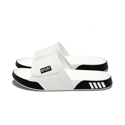 Big Size Men's Slippers Summer Ligtweight Indoor Home Slides EVA Shower Shoes Soft Sole Non-slip Outdoor Casual Beach Sandals