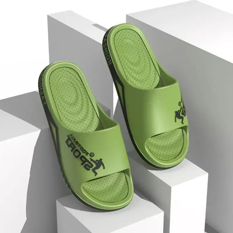 New Men's Slippers for Summer Outdoor Wear, EVA Sports Trend, Couple's Home Bathroom, Soft Soled Home, Men's Cool Slippers