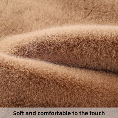 Thickened Imitation Mink Fur Grass Plush Fabric for Soft DIY Sewing Handmade Coat Vest Toy Doll Clothing Fashion Cloth Material