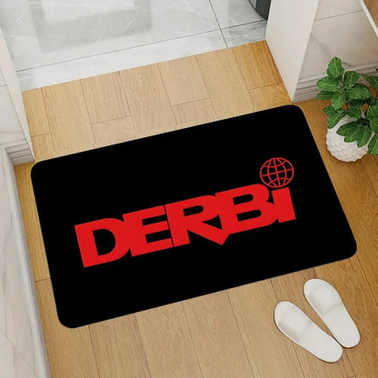 DERBIS Motorcycle Floor Mats Carpet Bedroom Decor Bedside Soft Carpets Home Living Room Anti-slip Rugs Lounge Area Rug Doormat