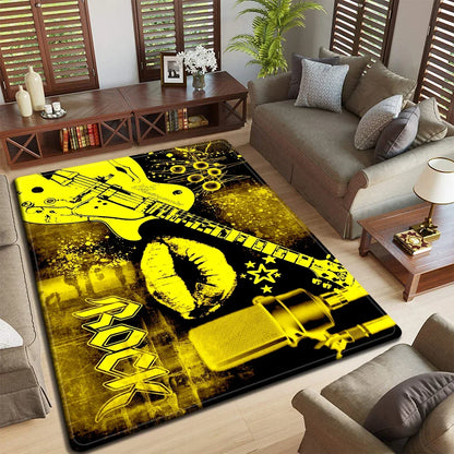 Band logo Music Rock and Roll logo Pattern Carpet Kitchen Mat Doormat Bedroom FloorDecoration LivingRoom Bathroom Anti-slip Rug