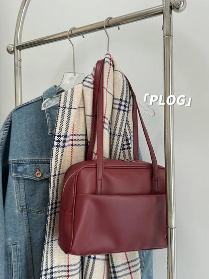 CGCBAG Vintage Designer Luxury Women Tote Bag Casual Lage Capacity Female Shoulder Bag High Quality PU Leather Ladies Handbags