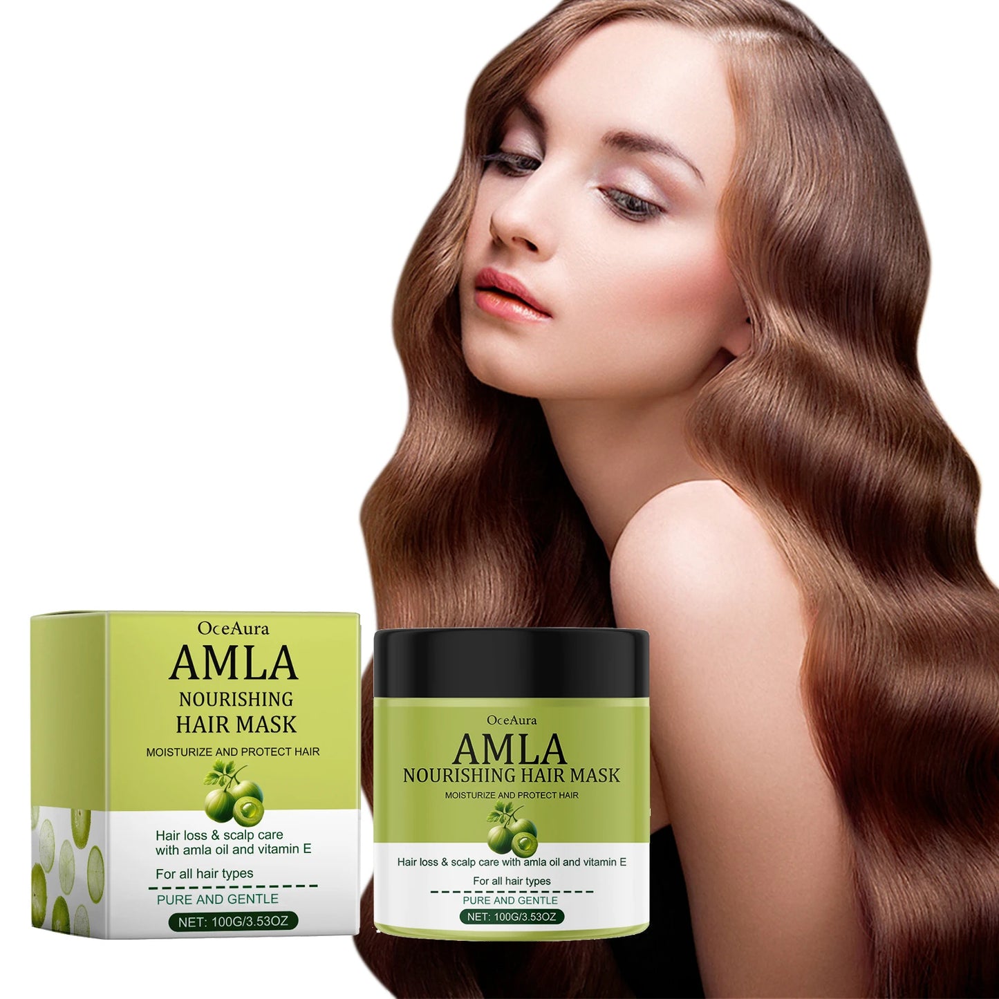 Hair Mask Original Amla Oil Hair Growth Moisturizing Smoothing Repair Damaged Dry Frizzy Ends Split Scalp Treatment Conditioner