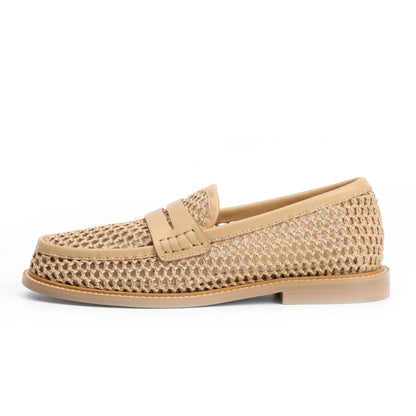 Not Logo Woman's Shoes: Mules with None Fabric, Sticking Design, Adult Round Toe Flats, Tabis Shoes - Discount