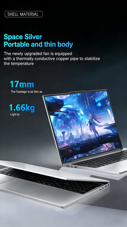 2026 Intel Core I9-10980HK Laptop 15.6 inch Win11 Pro 16GB RAM 1TB 2TB SSD Fingerprint Unlock Office Business Gaming Notebook