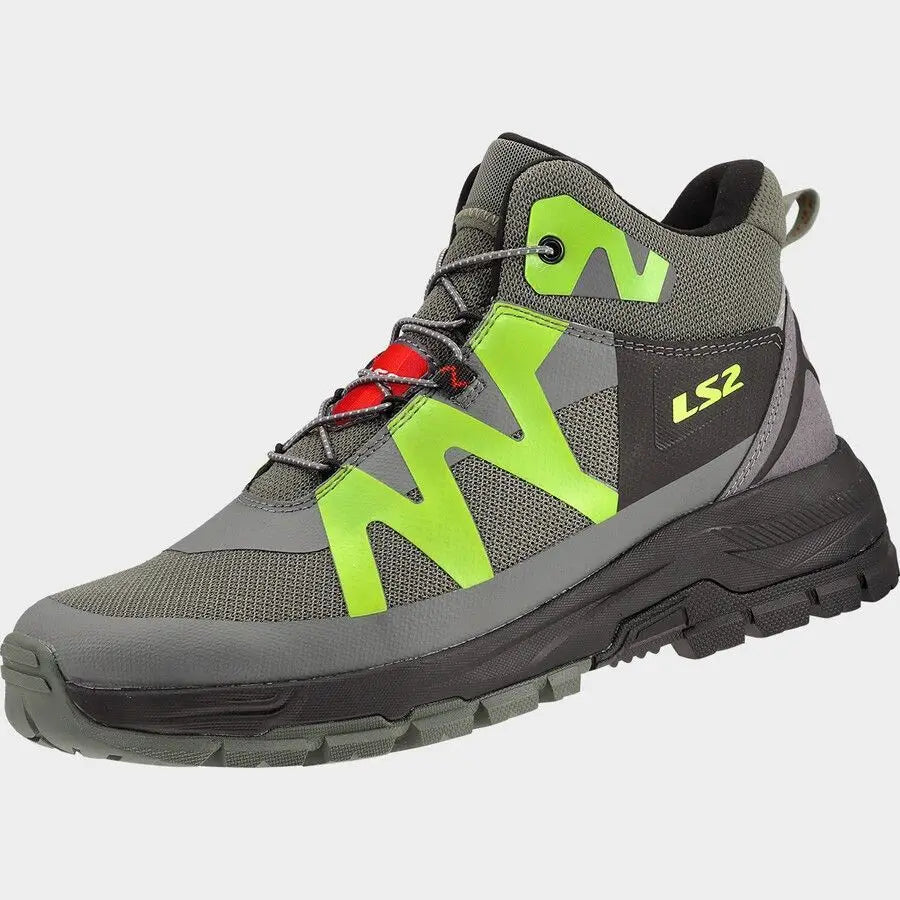 LS2 MBW017 Motorcycle Riding Shoes Men Breathable Anti-slip Motorbike Boots Wear-resistant Off-road Racing Protective Sneakers