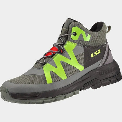 LS2 MBW017 Motorcycle Riding Shoes Men Breathable Anti-slip Motorbike Boots Wear-resistant Off-road Racing Protective Sneakers