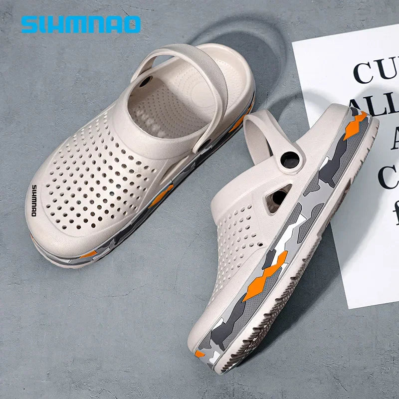 Summer Outdoor Beach Casual Sandals, Lightweight and Breathable Household Shoes, Anti Slip and Breathable Fishing Slippers