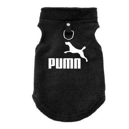 Dog Clothes harness vest Small Soft Fleece Coats Autumn Winter Warm Dogs Pets Clothing Brand Pullover