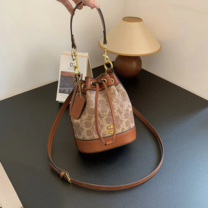 Stylish Women's Crossbody Diaper Bags Designer Leather Shoulder Handbag Elegant Tote Purse Luxury Classic Ladies Messenger Bag