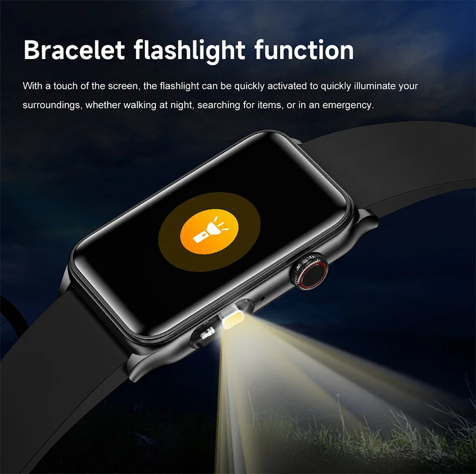 2025 New AI Health Manager Smart Watch Men Blood Pressure Blood Oxygen Sports Bluetooth Call Waterproof Health SmartWatch