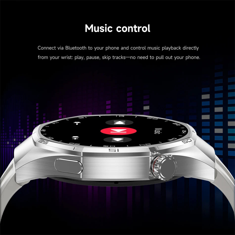 2026 New Global Version Watch 6 Pro GPS Smart Watch Men AMOLED Screen Sports Fitness Track Bluetooth Call Waterproof Smartwatch