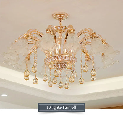 Nordic Modern Luxury Ceiling Chandelier Lighting 2025 Lustre Living Room Hotel Villa Lobby Crystal Hanging Lamp Luminaria Lights