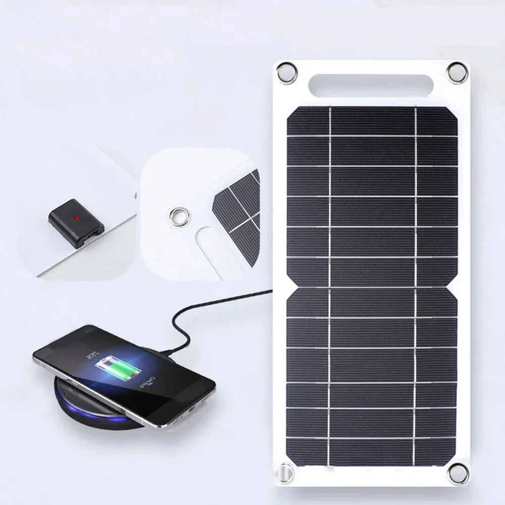 30W Portable Solar Panel 5V Solar Plate WithUSB Safe Stabilize Charger For Power Bank Phone Outdoor Camping Home RV Gift