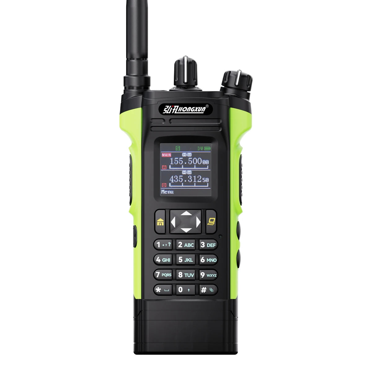 HONGXUN APX8000 Multi Band 12W Walkie Talkie Dual PTT Dual Display Wireless Copy Frequency High Power Type-c Handheld Ham Radio