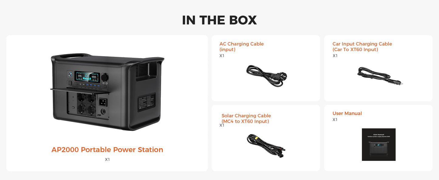 Ukraine Stock Power Stations 1000W 2000W 2400W Portable Power Station Lifepo4 Battery 220V AC Електростанції За