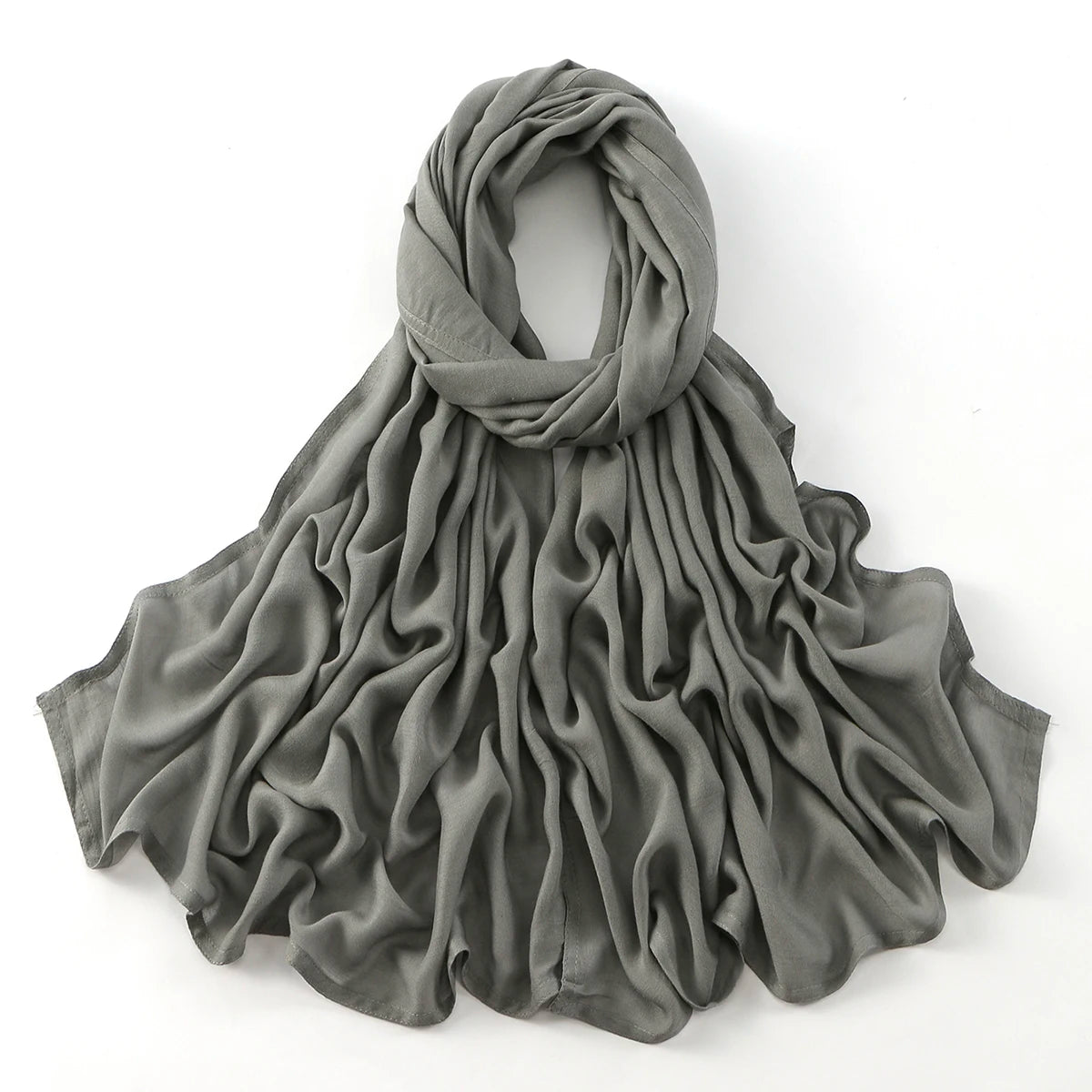 New Cotton Rayon Modal Hijab Scarf Women Big Size Muslim Headscarf Wraps Shawl Femme Musulman Headband Islamic Turban 185*75CM